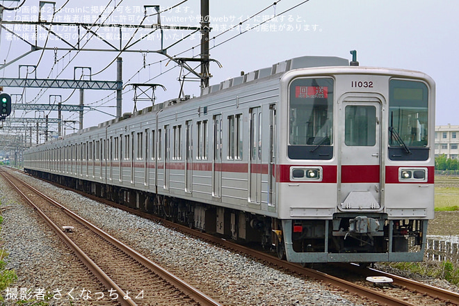 【東武】10030型11032F南栗橋工場入場回送