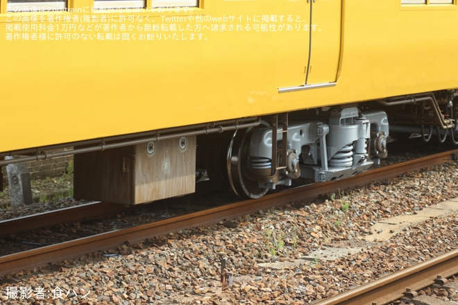 【JR西】115系N-07編成下関総合車両所本所出場構内試運転を不明で撮影した写真