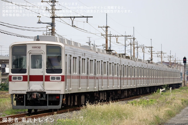 【東武】10030型11032F南栗橋工場入場回送