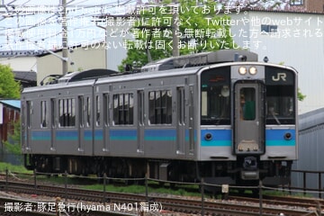 【JR東】E127系100番台A11編成長野総合車両センター構内試運転