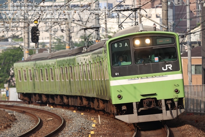 【JR西】201系ND607編成京都鉄博展示回送