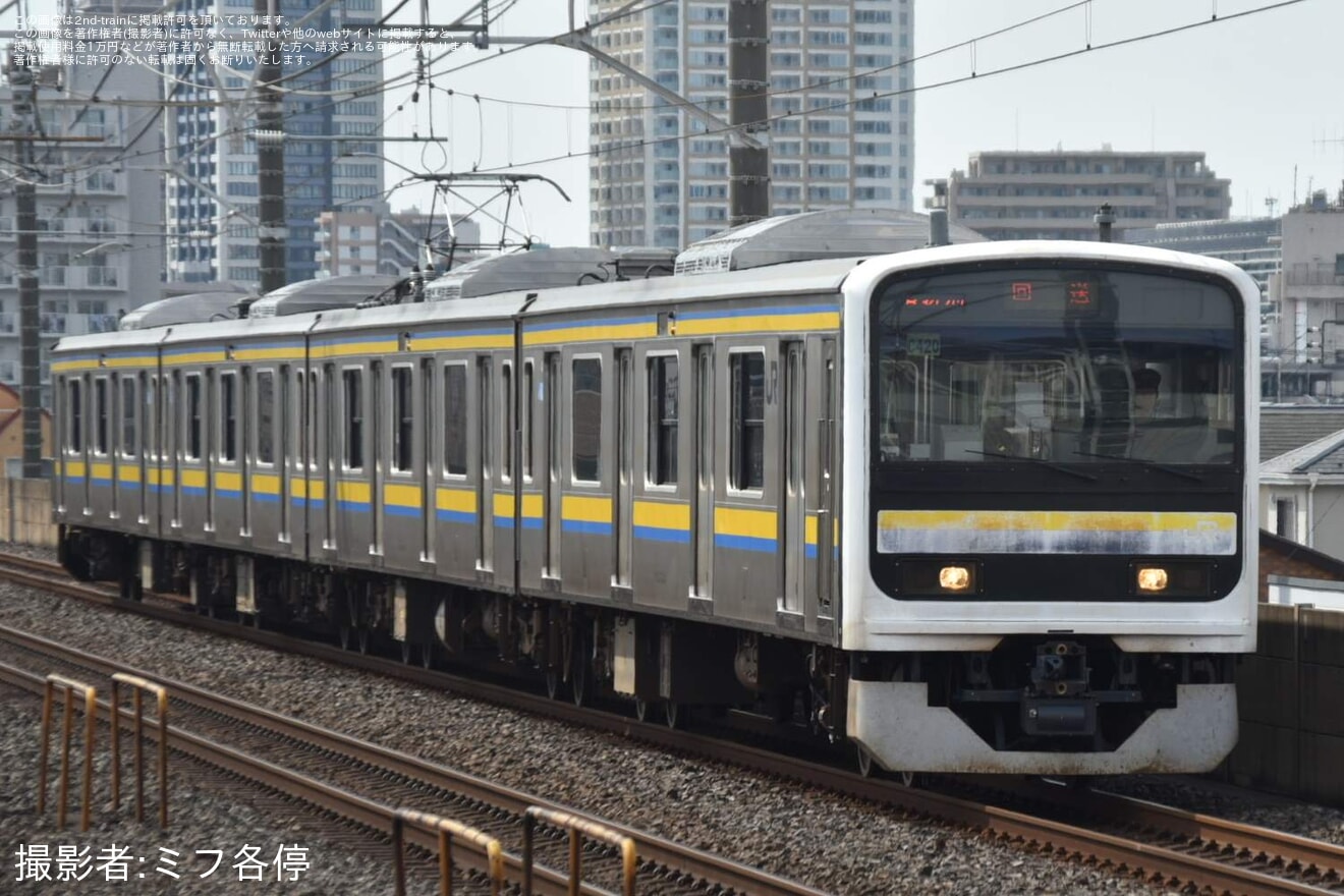 【JR東】209系マリC420編成 大宮総合車両センター出場回送の拡大写真