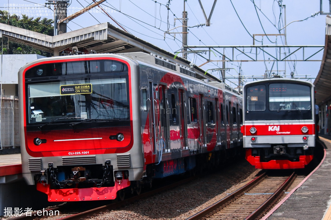 【KCI】INKA製KCI向け新型車両iE305系が試運転中の拡大写真
