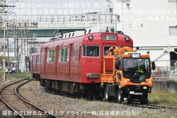 【名鉄】6000系6004F大江から廃車回送と搬出作業