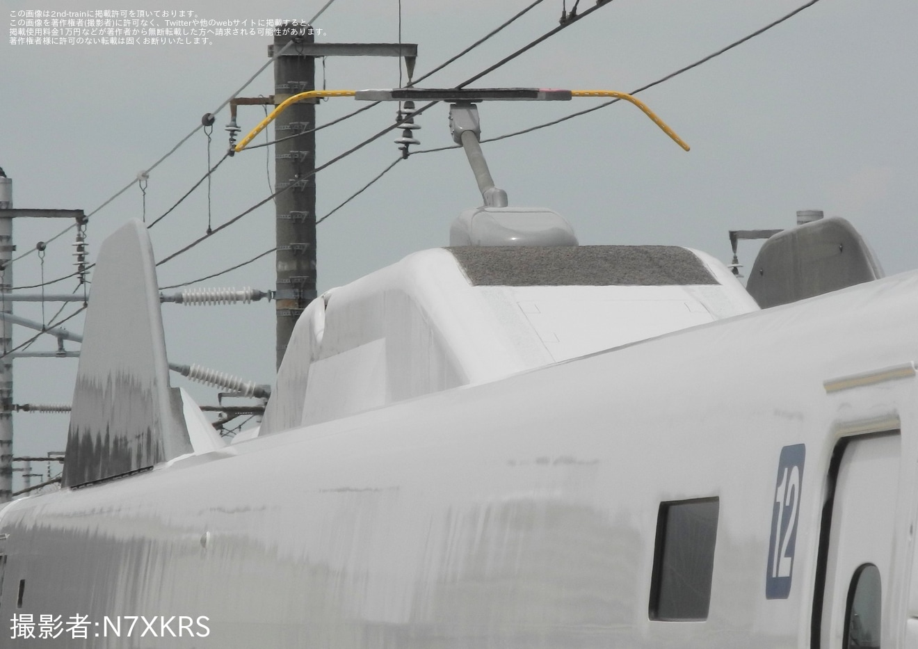 【JR海】N700S J37編成浜松工場出場試運転の拡大写真