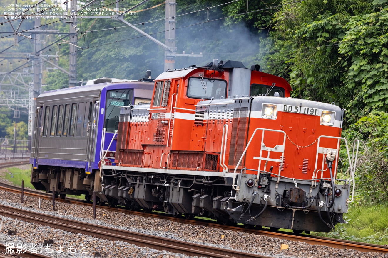 【JR西】キハ120-16網干総合車両所本所入場配給の拡大写真