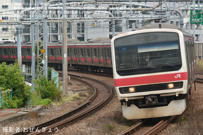 【JR東】209系ケヨ34編成東京総合車両センター入場回送