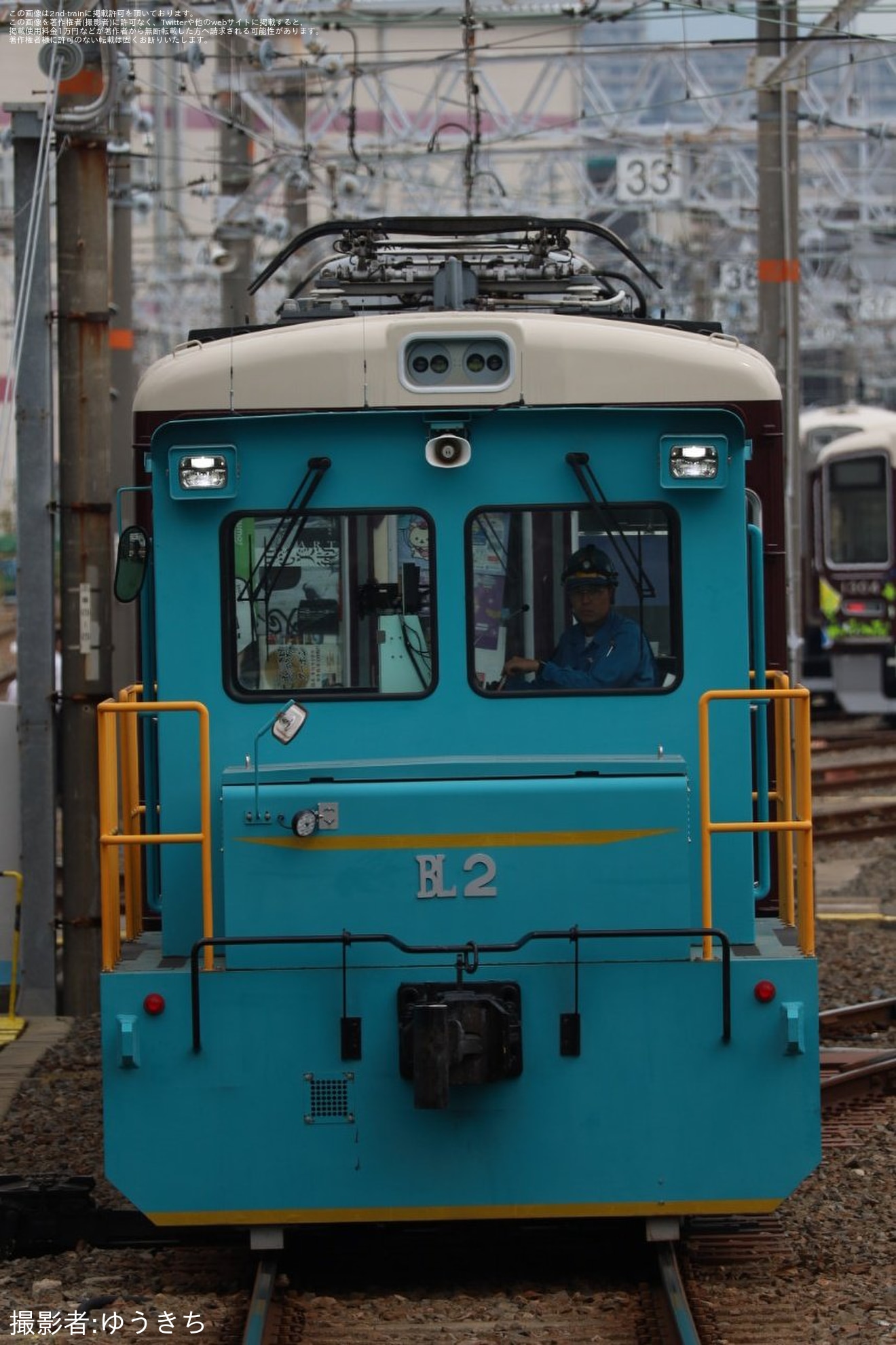 【阪急】リニューアル工事実施の7000系7031Fが入換の拡大写真