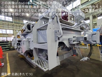 【大鐵】アプト式電気機関車ED90形のMH108台車が検査中