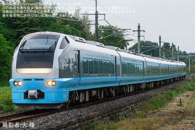 【JR東】特急常磐日光号へ日光線初のE653系K71編成が充当を日光駅で撮影した写真