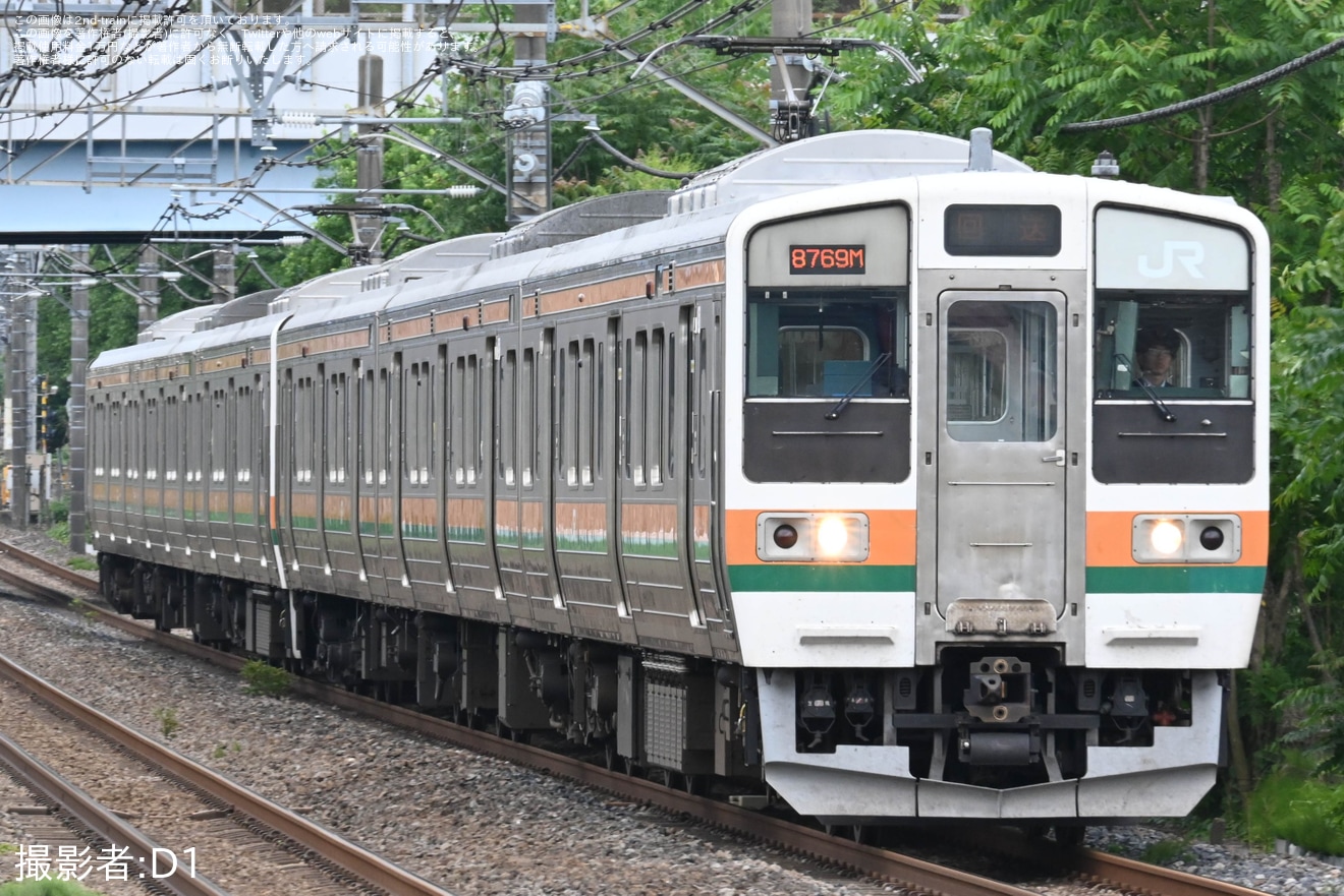 【JR東】211系C13編成大宮総合車両センター出場回送(20250519)の拡大写真