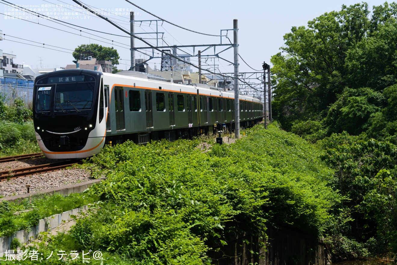 【東急】6020系6151Fが大井町線で日中試運転の拡大写真