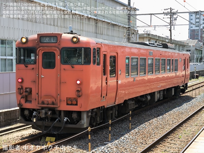 【JR西】キハ40-2121下関総合車両所本所入場回送を不明で撮影した写真