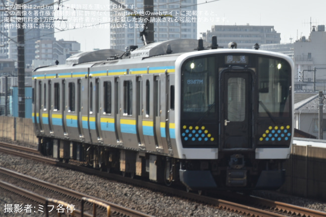 【JR東】E131系R01編成大宮総合車両センター出場回送