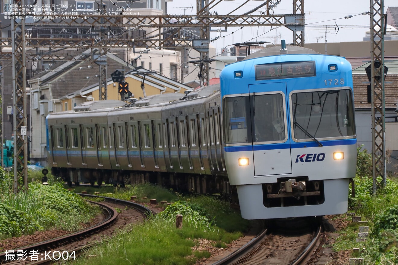 【京王】自動運転対応の1000系1778Fが改造後初めて終日運用に充当の拡大写真