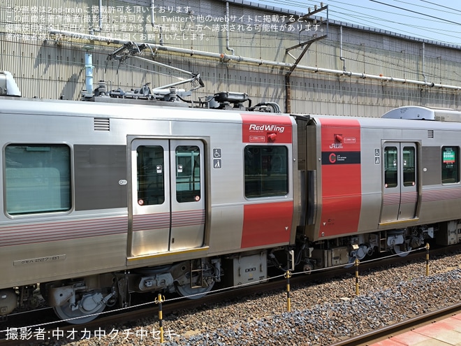 【JR西】227系中ヒロS17編成下関総合車両所本所出場に向けた構内試運転