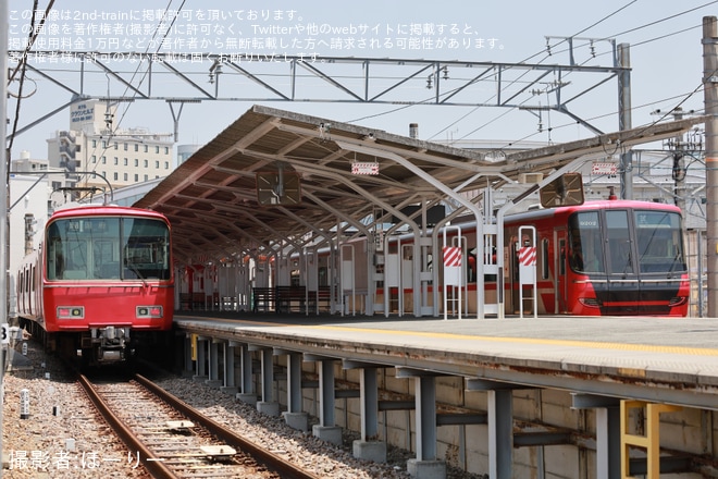 【名鉄】9100系9102Fが豊川線で試運転を不明で撮影した写真