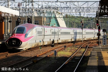 【JR東】「こまち19号」に使用されていたE6系Z2編成で編成分割作業時に不具合が発生