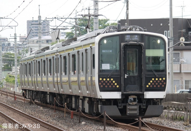 【JR東】E131系TN10編成大宮総合車両センター出場回送を不明で撮影した写真