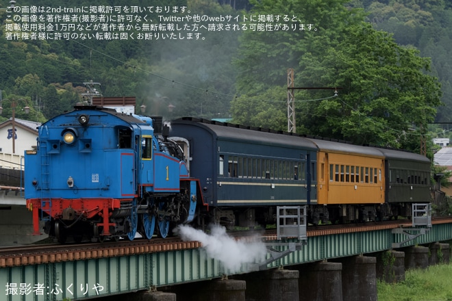 【大鐵】大井川鐵道のC10-8が故障し、急行南アルプス号とかわね路号がトーマスの牽引で運転を不明で撮影した写真