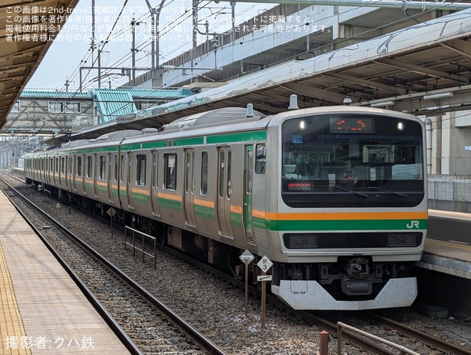 【JR東】E231系U115編成大宮総合車両センターが機器更新を終えて出場回送