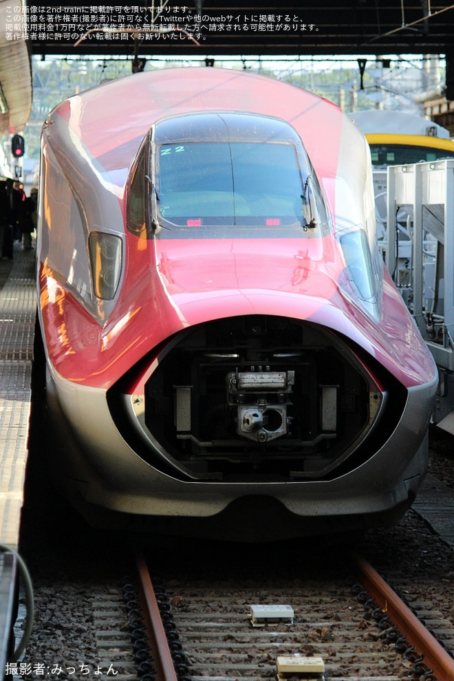 【JR東】「こまち19号」に使用されていたE6系Z2編成で編成分割作業時に不具合が発生