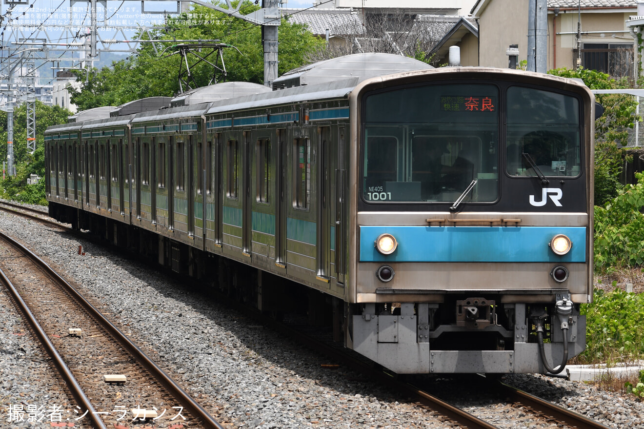 【JR西】205系がみやこ路快速を代走の拡大写真