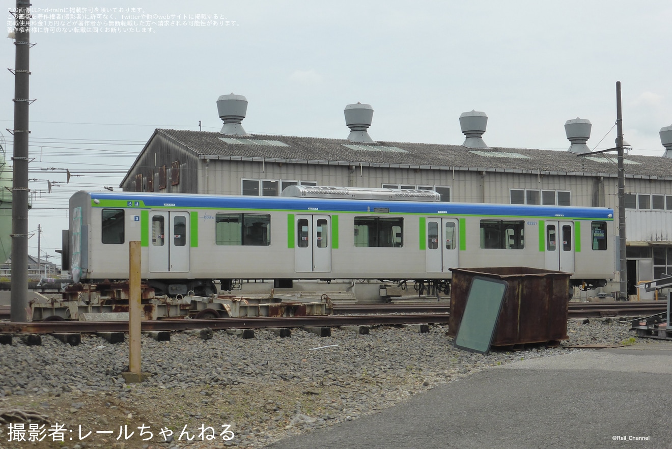 【東武】80050型に組み込まれる元60000系のサハ64602号車が83551号車にの拡大写真