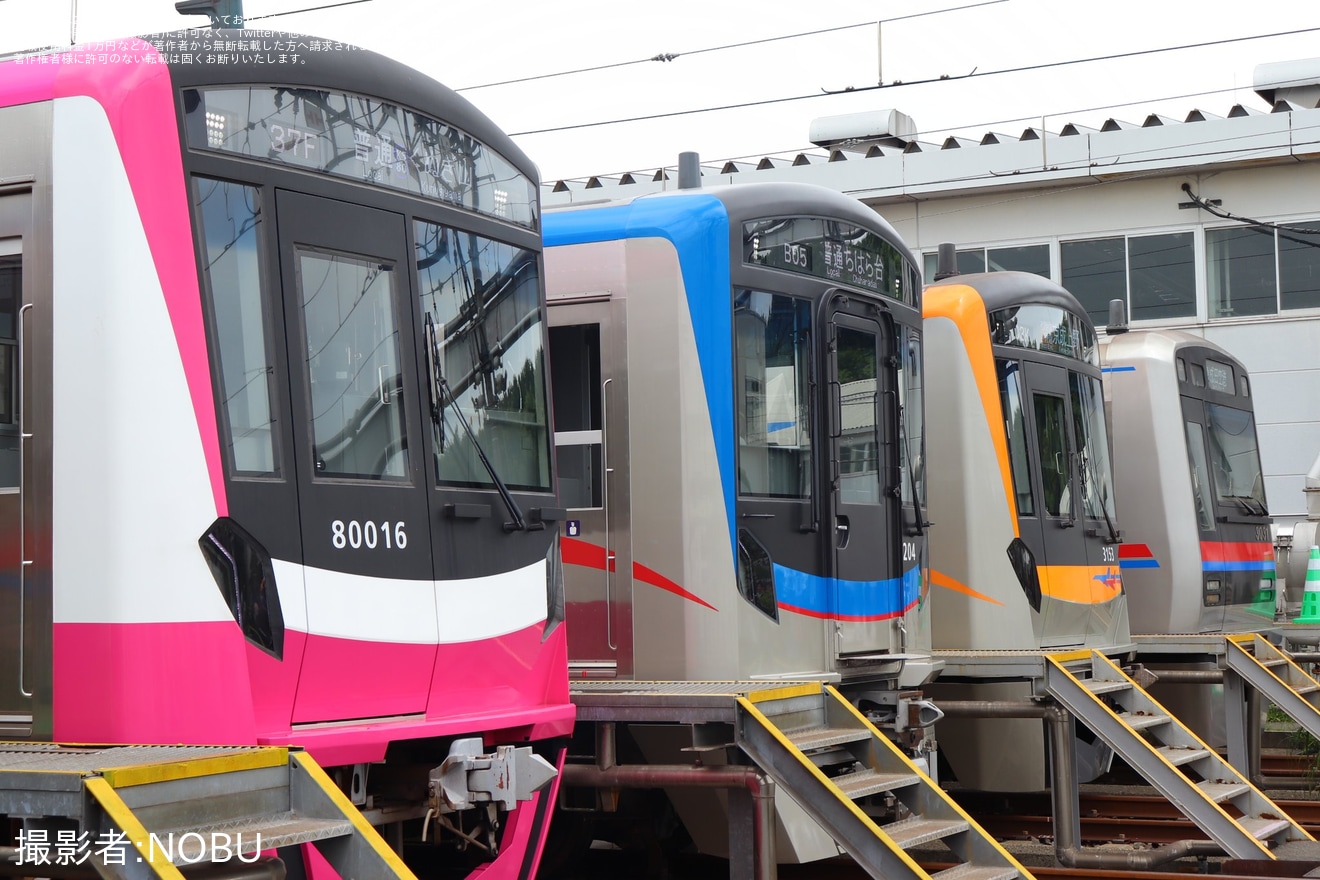 【京成】「京成電鉄 宗吾車両基地キッズフェスタ」開催・スカイライナー車両会場行きの特別列車運転の拡大写真