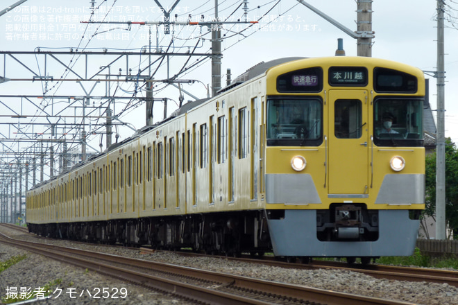【西武】2000系2507F+2051Fが快速急行1601レに充当