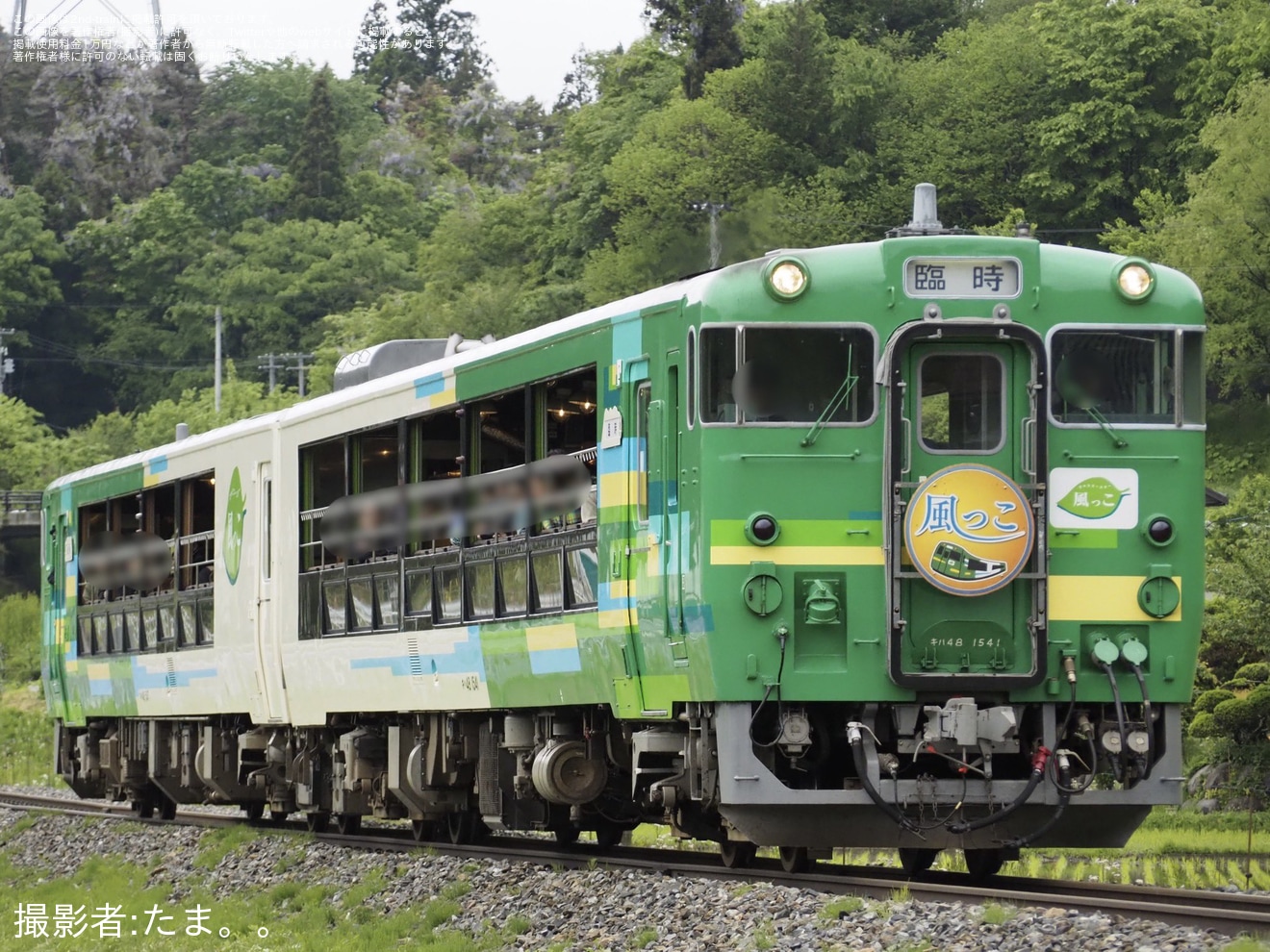 【JR東】臨時快速「風っこ遠野号」を運行(2025年5月)の拡大写真