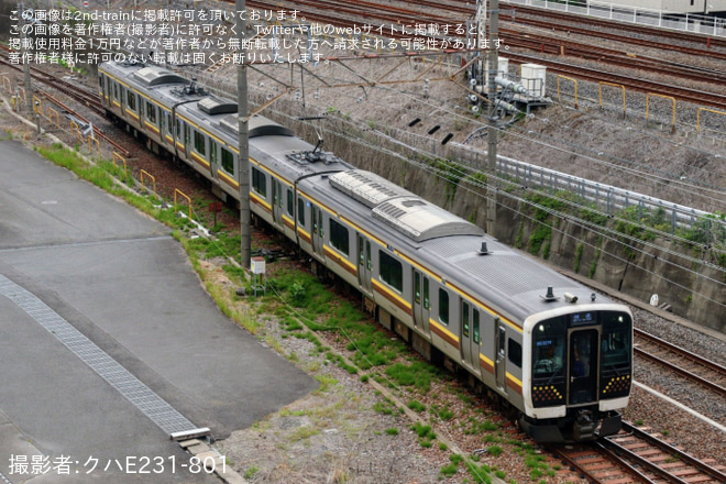 【JR東】E131系TN4編成が大宮総合車両センターへ入場