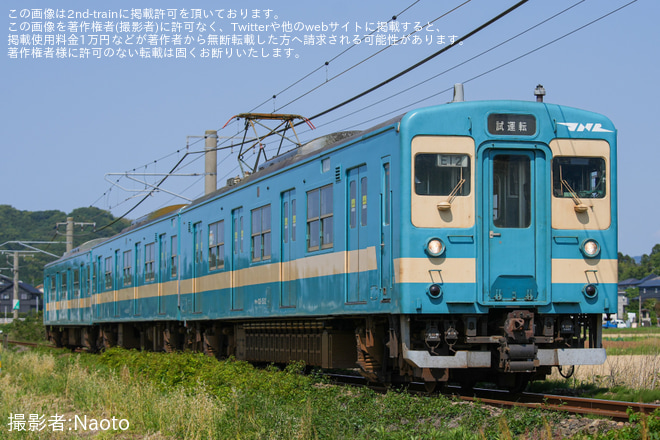 【JR九】103系E12編成が筑肥線内で試運転を実施