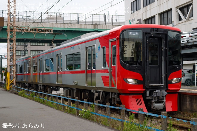 【名鉄】築港線のワンマン運用に9100系9121Fが充当
