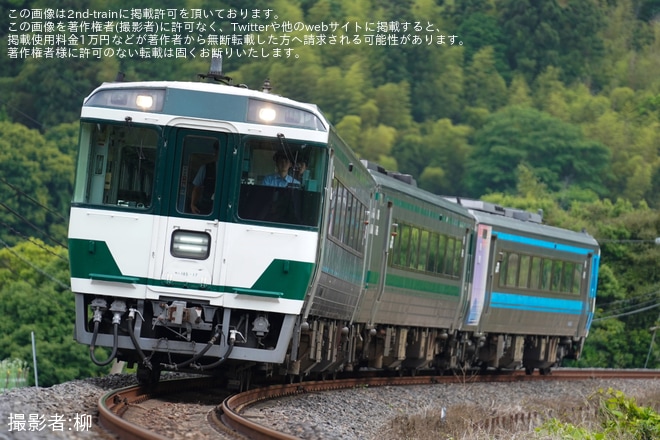 【JR四】キハ185系3両使用 乗務員訓練(202505)