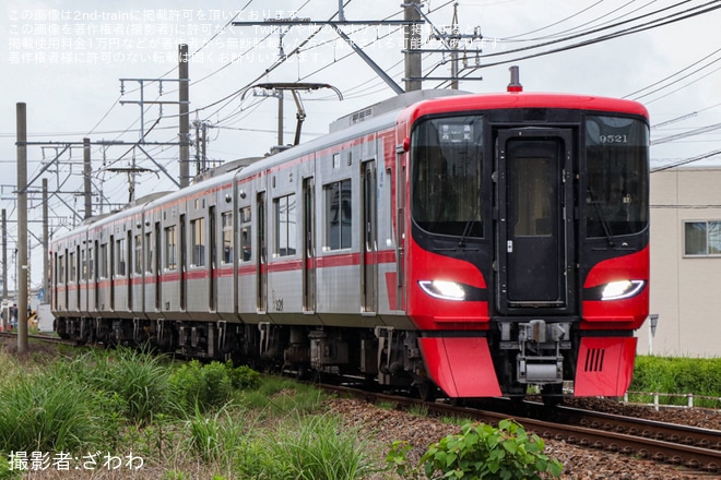 【名鉄】9500系の20番台(貫通型)初の西尾ローカル運用