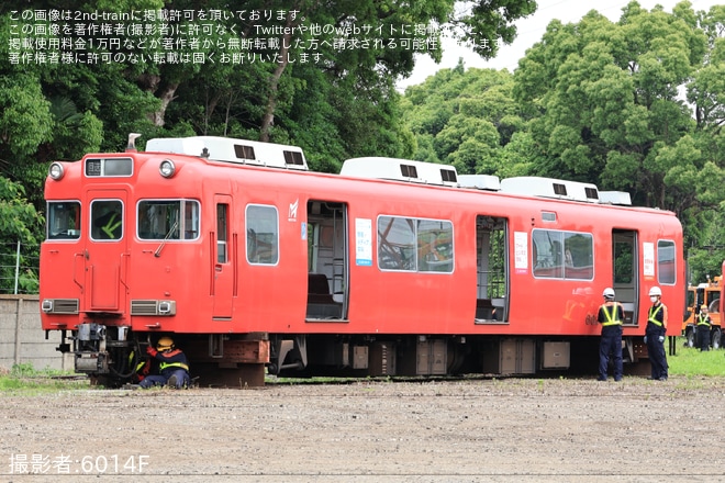 【名鉄】6000系6015F大江から廃車回送と搬出作業