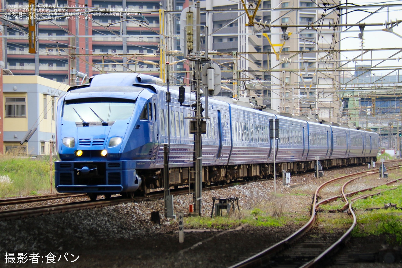 【JR九】883系Ao3編成の前面パネルが再度取り付けされ定期運用に復帰の拡大写真
