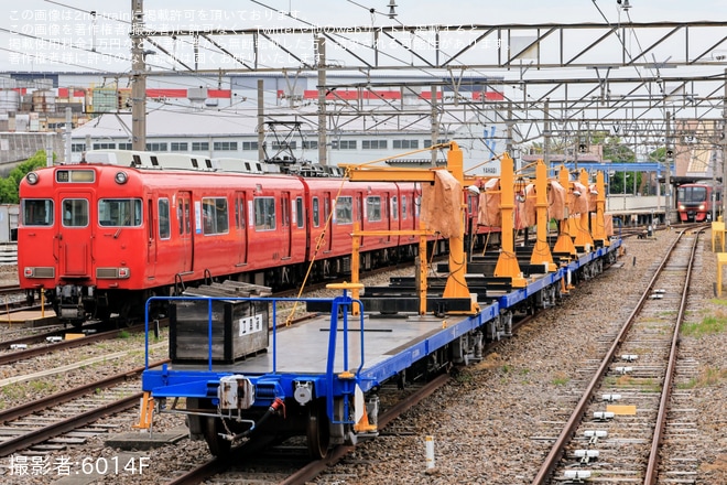 【名鉄】6000系6015F大江から廃車回送と搬出作業