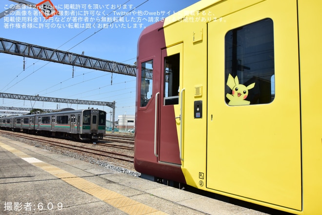 【JR東】キハ100系2両「POKÉMON with YOUトレイン」が常磐線で試運転