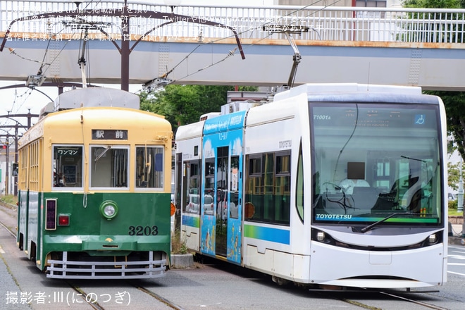 【豊鉄】市内線「復刻デザイン」運転開始を不明で撮影した写真