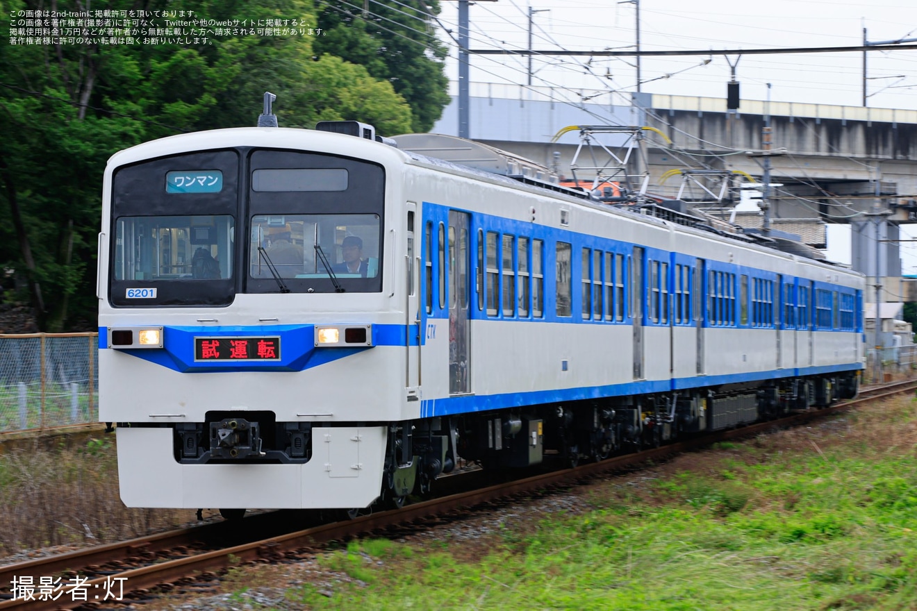 【秩鉄】6000系6001F出場試運転の拡大写真
