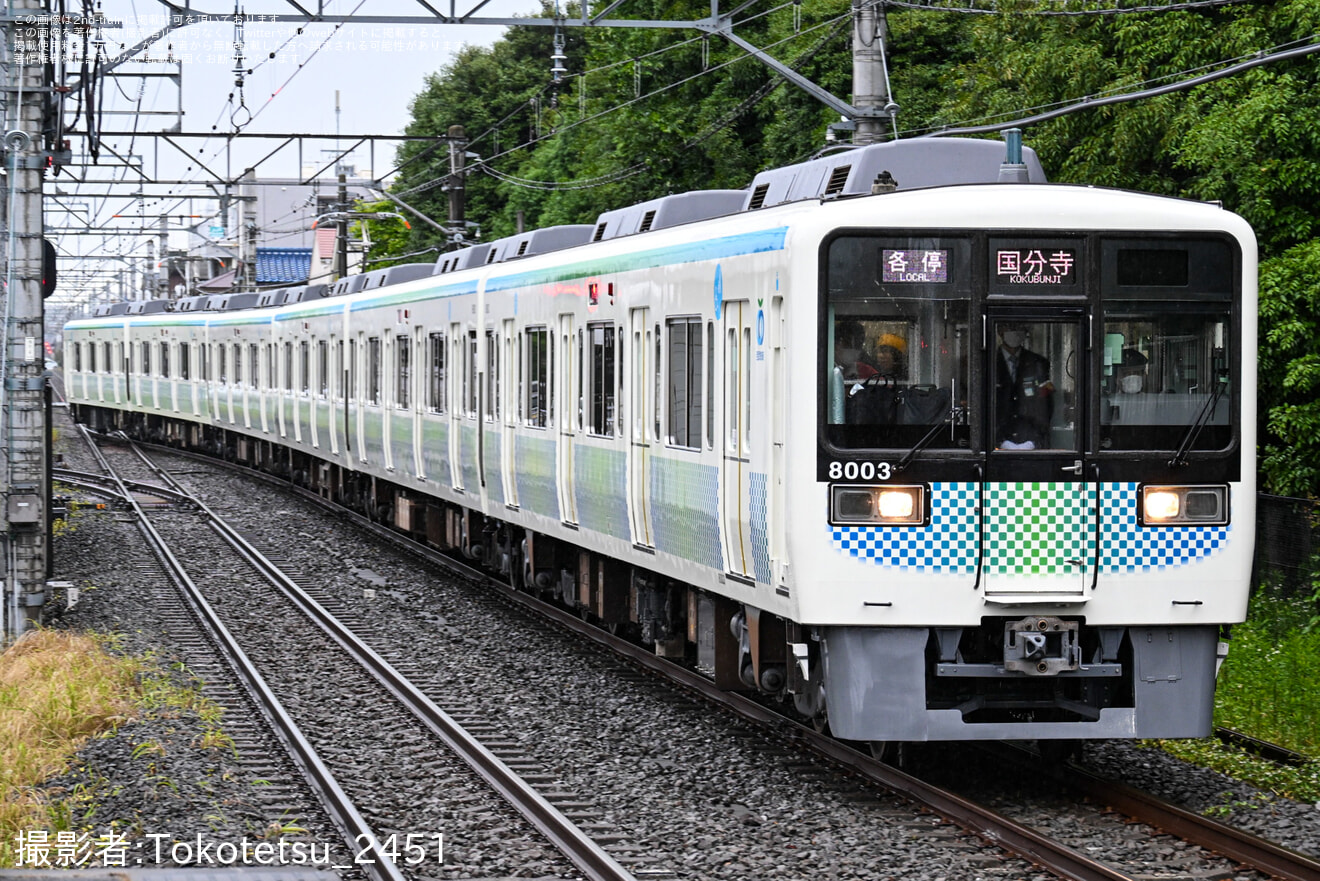 【西武】8000系8103F(サステナ車両初号編成)が営業運転開始の拡大写真