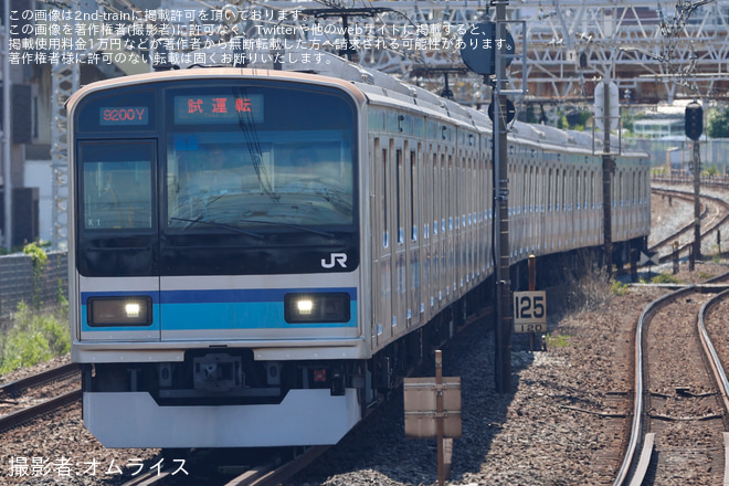 【JR東】E231系ミツK1編成 TASC調整試運転を船橋駅で撮影した写真