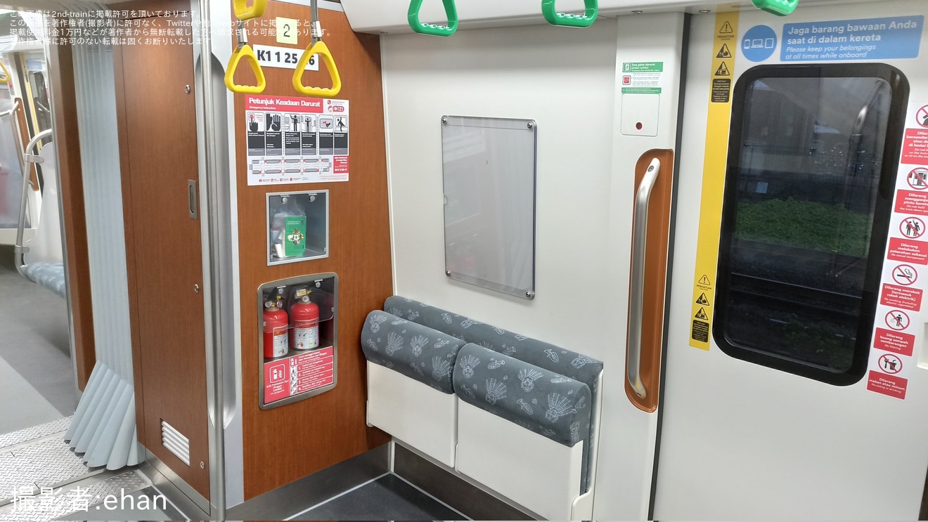 【KCI】CRRC(中国中車)製KCI向け新型車両SFC-120-V系電車が営業運転開始の拡大写真