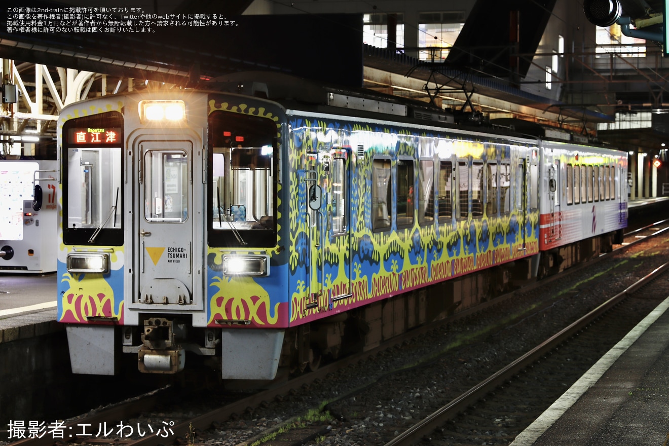 【北越】HK100形HK100-102｢DAICHI号｣が営業運転を終了の拡大写真