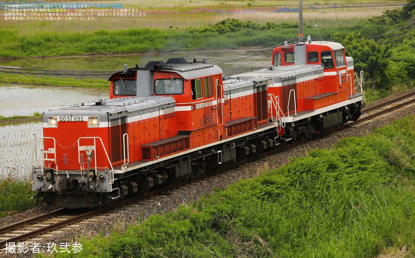 【JR西】DE10-1152後藤総合車両所本所入場の拡大写真