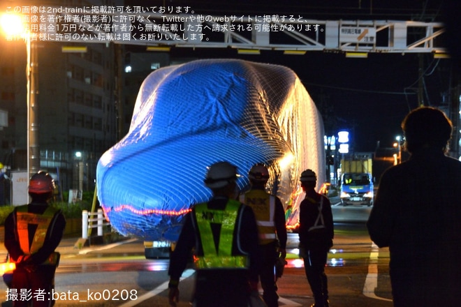 【JR海】923形ドクターイエローT4編成の7号車(923-7)が陸送