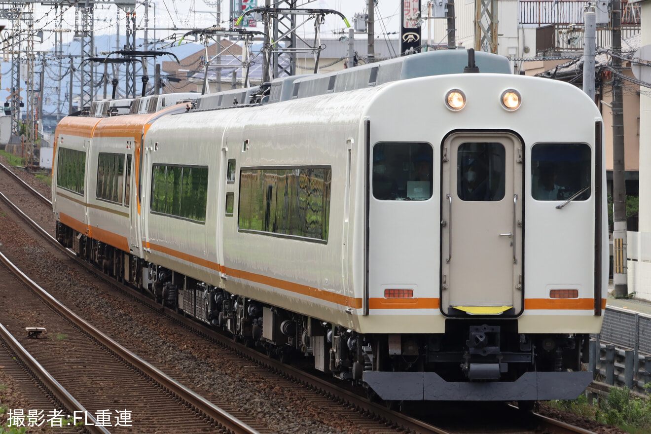 【近鉄】21000系 UB02 五位堂検修車庫出場試運転の拡大写真