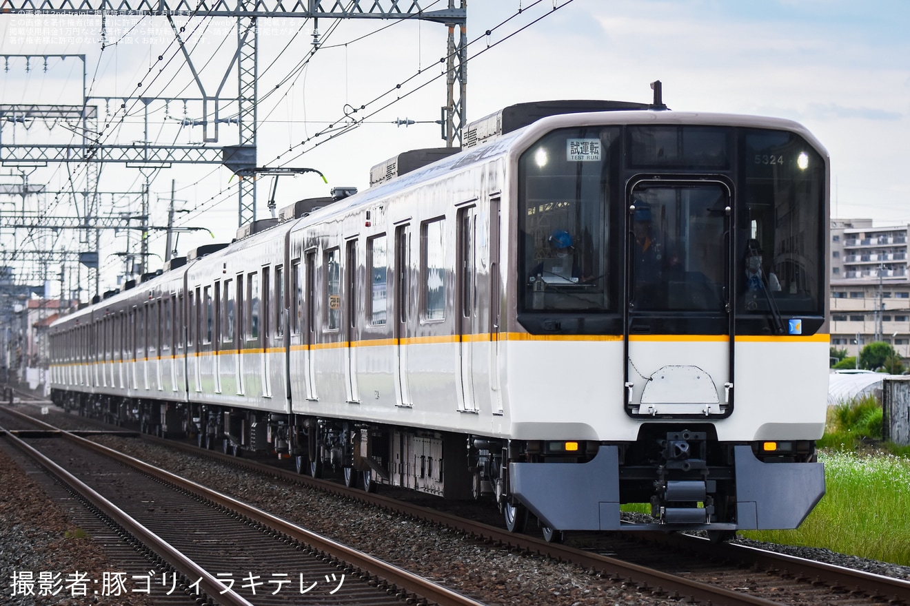 【近鉄】5820系DH24五位堂検修車庫出場試運転の拡大写真